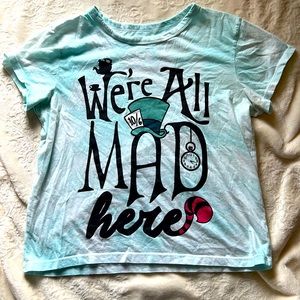 Size M Disney Mad Hatter Tee Shirt